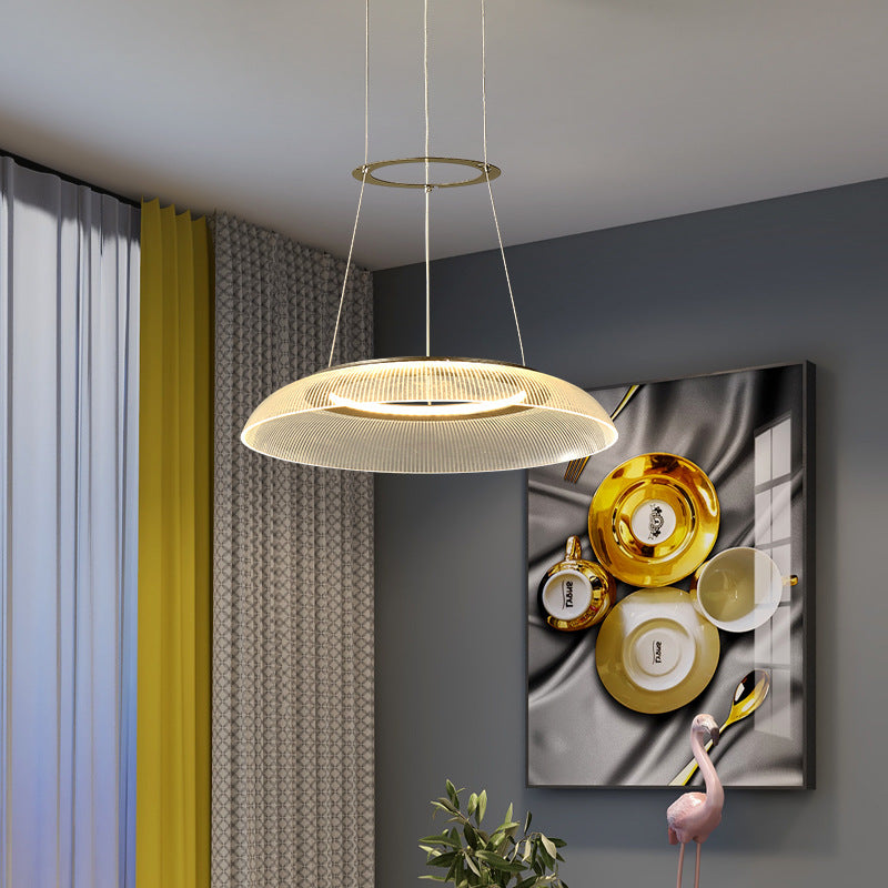 Scandinavian Modern Ring Chandelier, Reading Light, Living Room Light