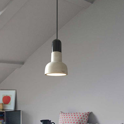 Scandinavian Pendant Light, Cement Bedroom Light, Modern Light