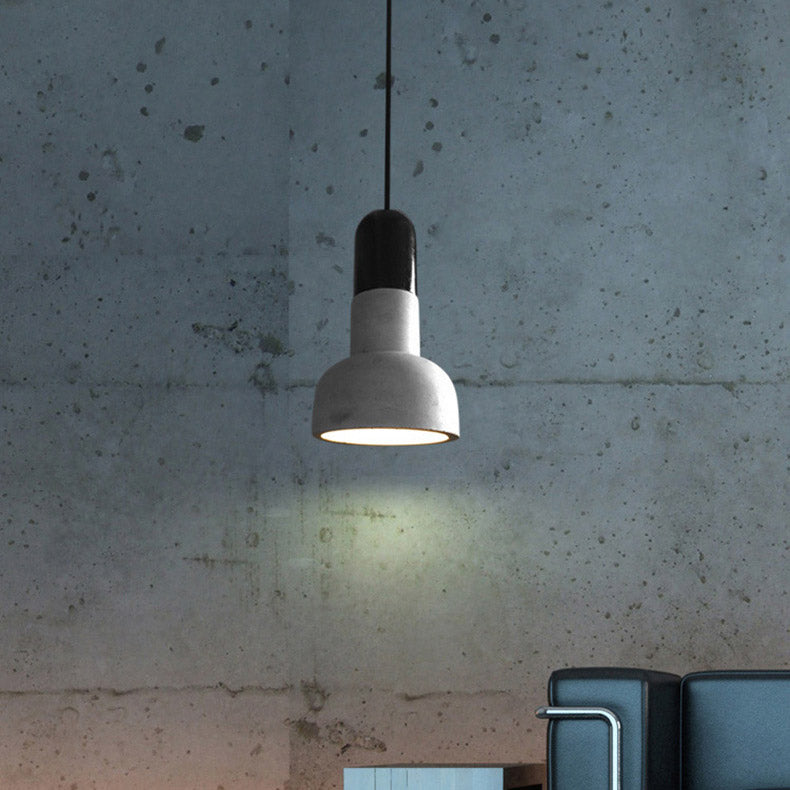 Scandinavian Pendant Light, Cement Bedroom Light, Modern Light