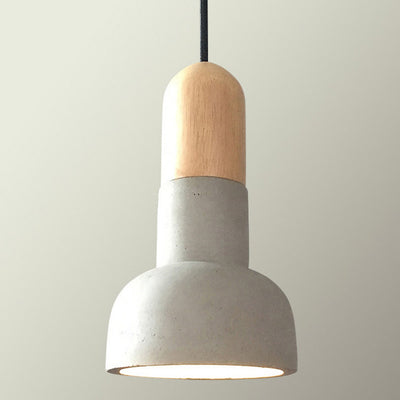 Scandinavian Pendant Light, Cement Bedroom Light, Modern Light