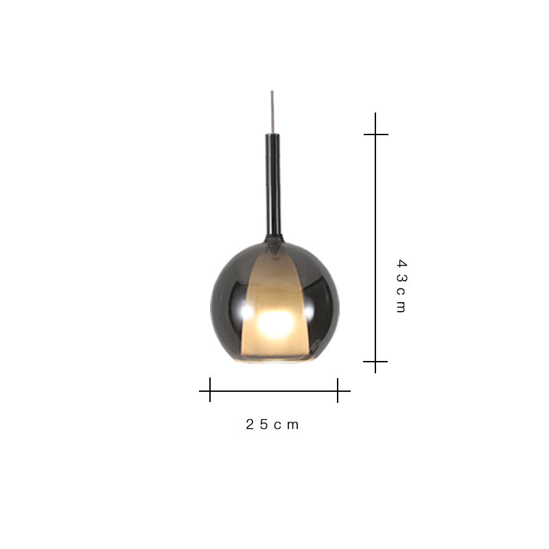 Scandinavian Pendant Light, Glass Bedroom Light, Modern Light