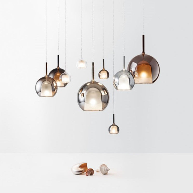 Scandinavian Pendant Light, Glass Bedroom Light, Modern Light