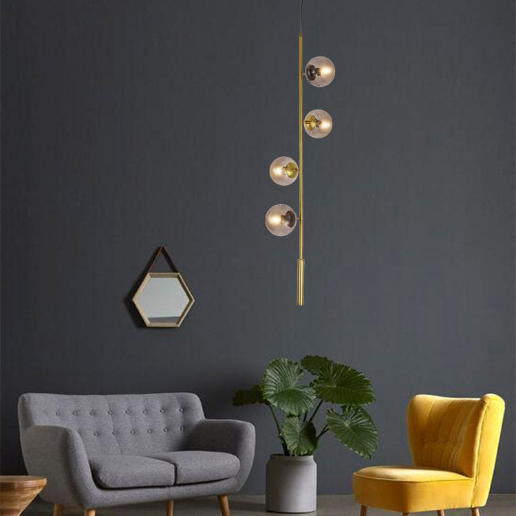 Scandinavian Pendant Light, Long Strip Bedroom Light, Modern Light