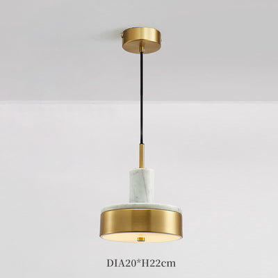 Scandinavian Pendant Light, Marble Bedroom Light, Modern Light