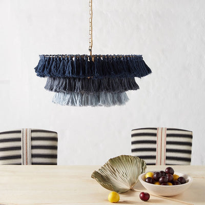 Scandinavian Pendant Light, Tassels Bedroom Light, Modern Light