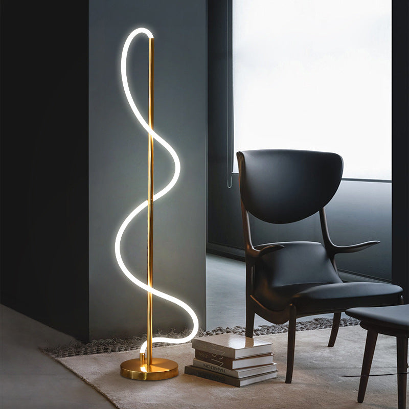 Scandinavian Simple Floor Lamp, Modern Bedroom Light, Living Room Light