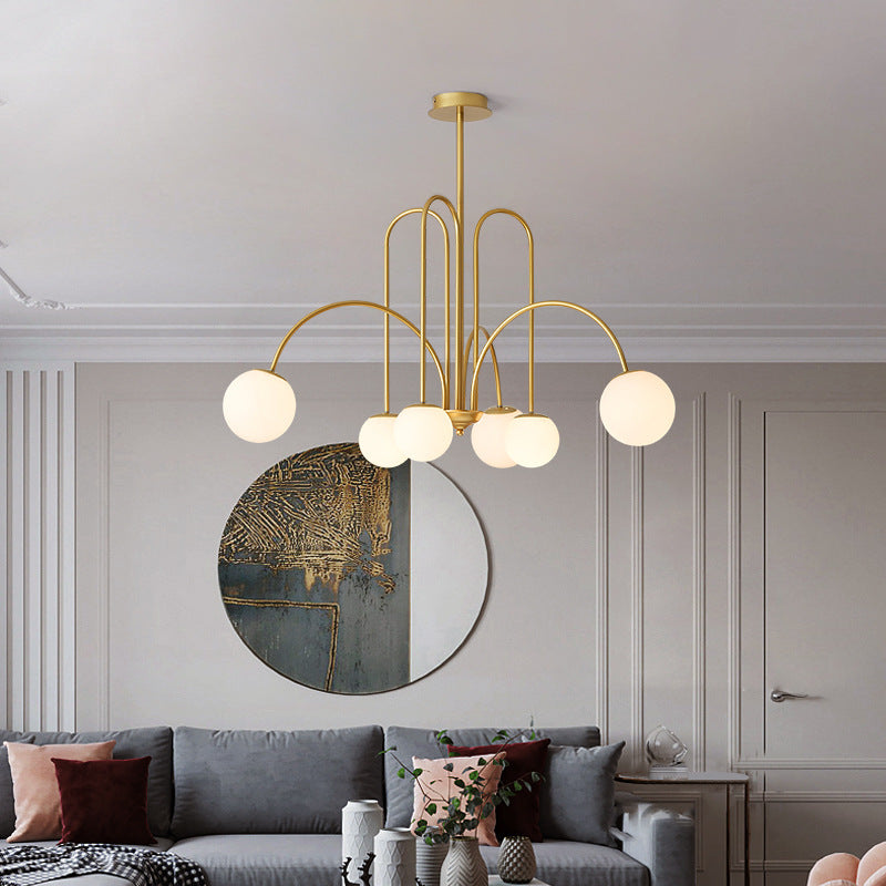 Scandinavian Simple Pendant Light, Postmodern Bedroom Light, Living Room Light