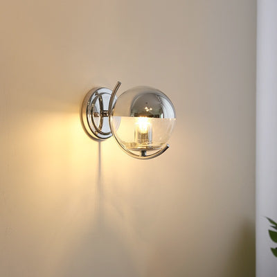 Scandinavian Space Planet Glass Wall Light, Reading Light, Living Room Light