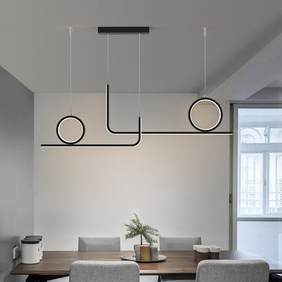 Scandinavian Style Dining Chandelier, Pendant for Dining Room