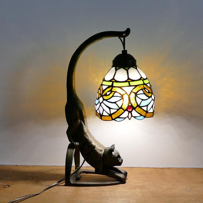 Scandinavian Tiffany Table Lamp, Bedroom Light, Dining Room Light