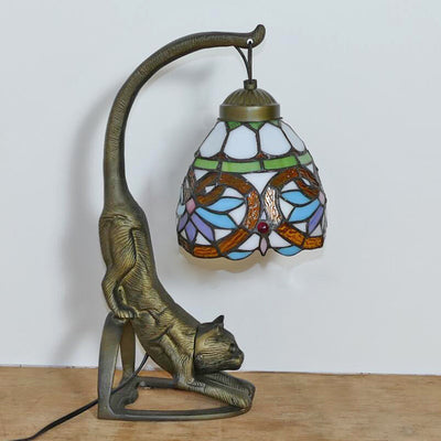 Scandinavian Tiffany Table Lamp, Bedroom Light, Dining Room Light