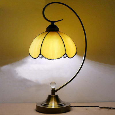 Scandinavian Tiffany Table Lamp, Simple Bedroom Light, Dining Room Light