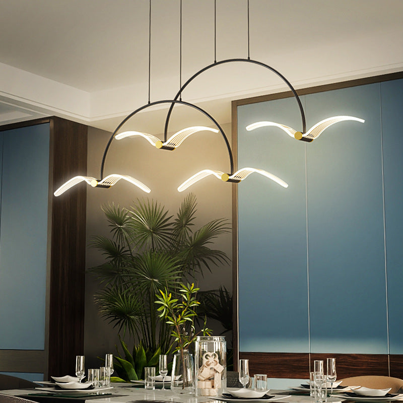 Seagull Hanging Light, Pendant Light for Dining Room