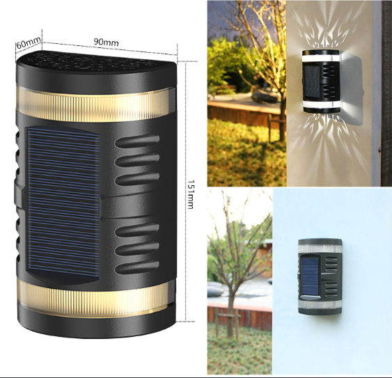 Shadow Solar Wall Light - Set of 2