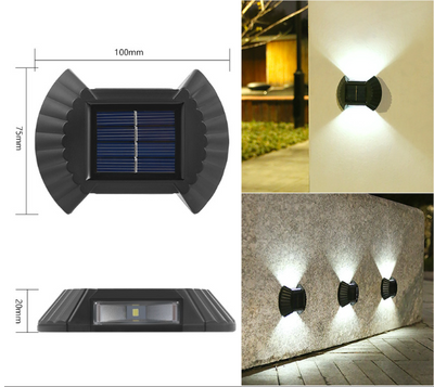 Shell Solar Wall Light - Set of 4