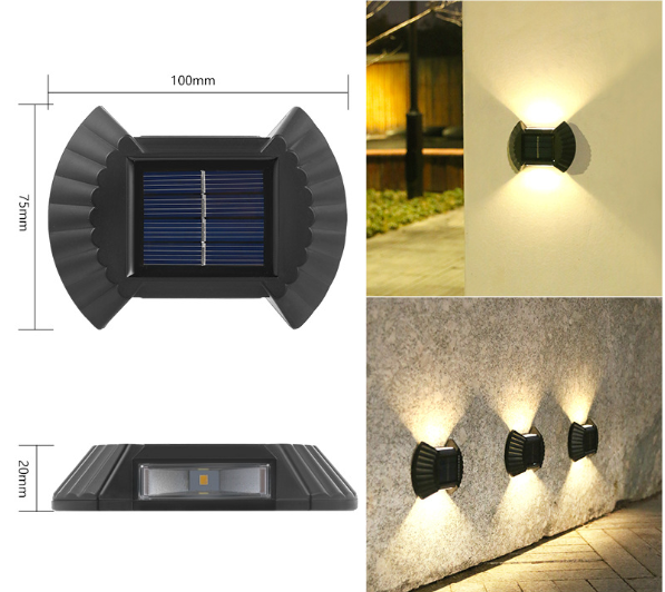 Shell Solar Wall Light - Set of 4