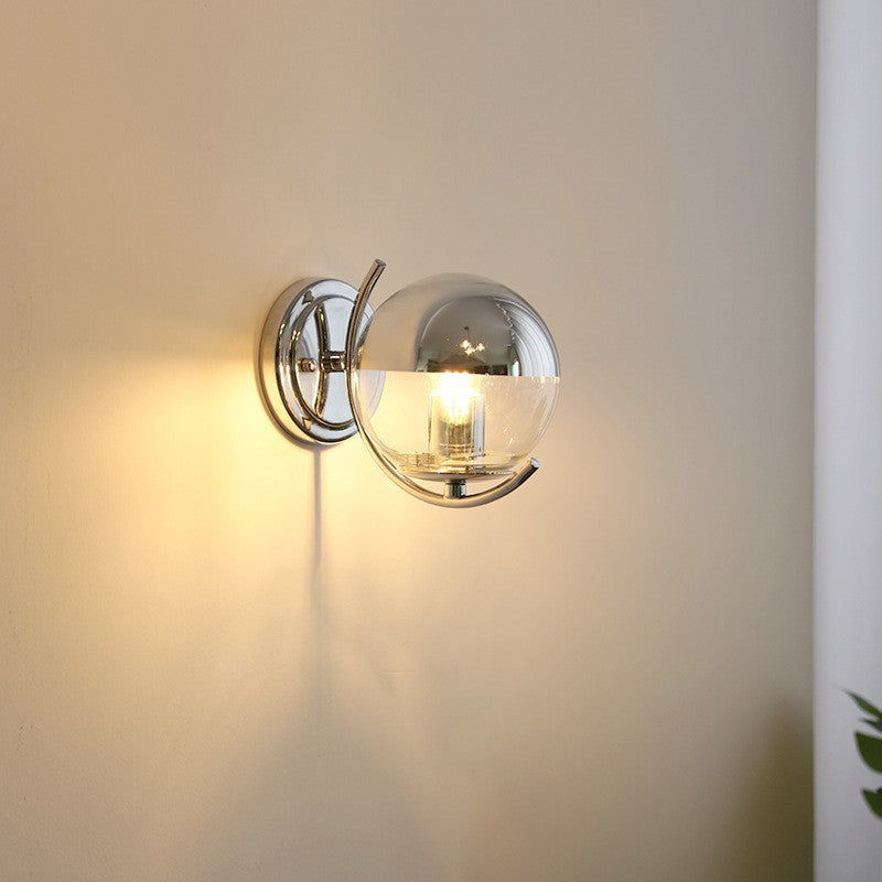 Silver Space Planet Wall Light, Bedroom Light, Living Room Light