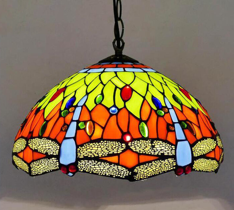 Simple Glass Tiffany Lamp, Pendant Light, Hotel Light