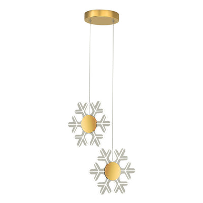 Snowflake Hanging Light, Pendant for Bedroom