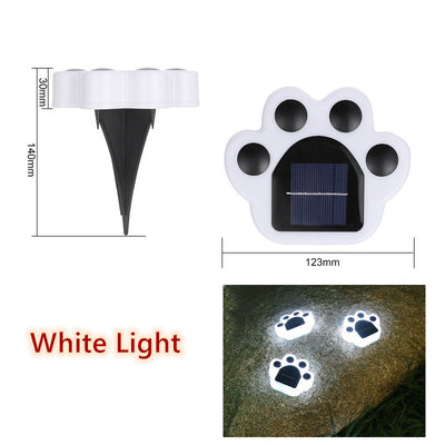 Solar Bear's Paw Decking Light - Set of 4