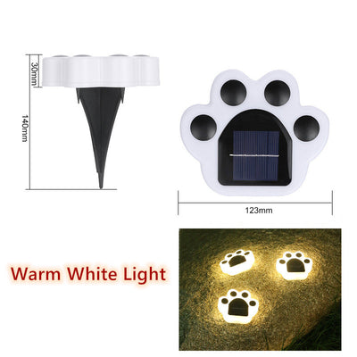 Solar Bear's Paw Decking Light - Set of 4