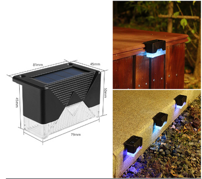 Solar Fence Light - Set of 4