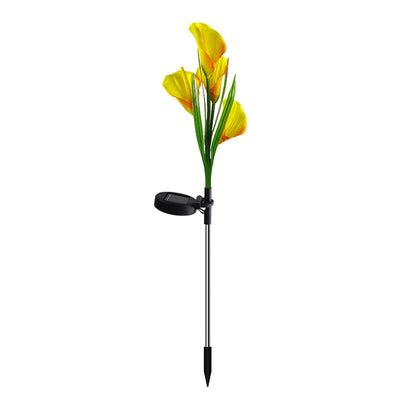 Solar Garden Light, Solar Calla Lily Flower Light, Solar Garden Decoration - Set Of 2