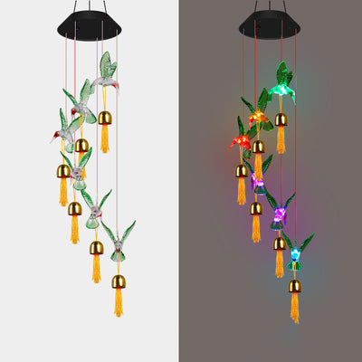 Solar Garden Light, Solar Bird Wind Chimes, Solar Garden Decoration