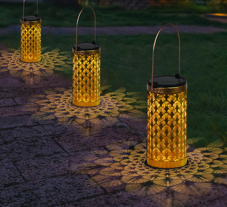 Solar Lantern, Shadow Night Light, Solar Garden Decoration