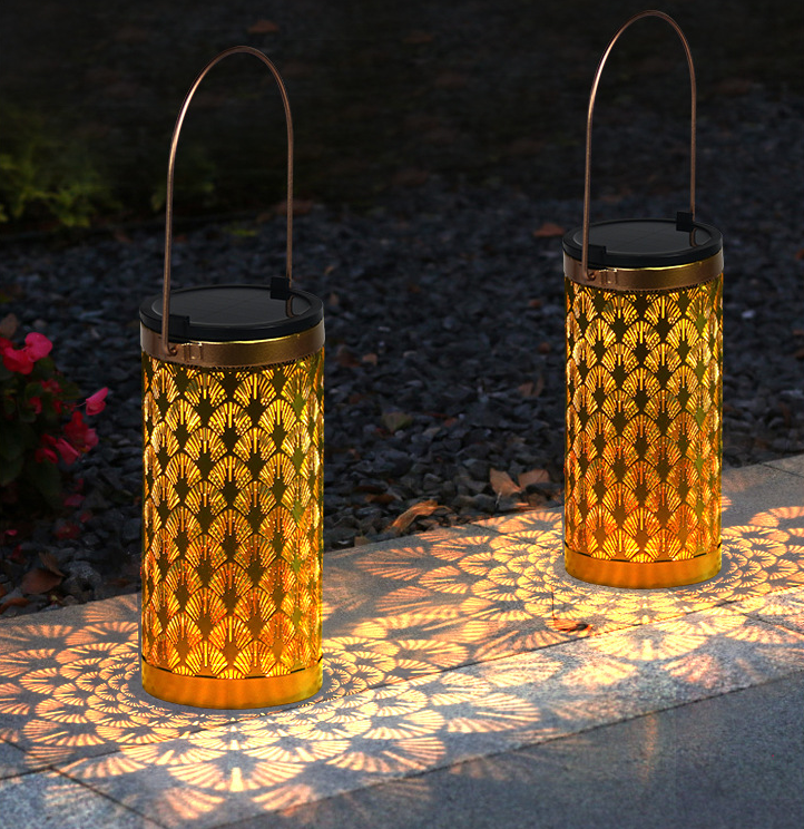 Solar Lantern, Shadow Night Light, Solar Garden Decoration