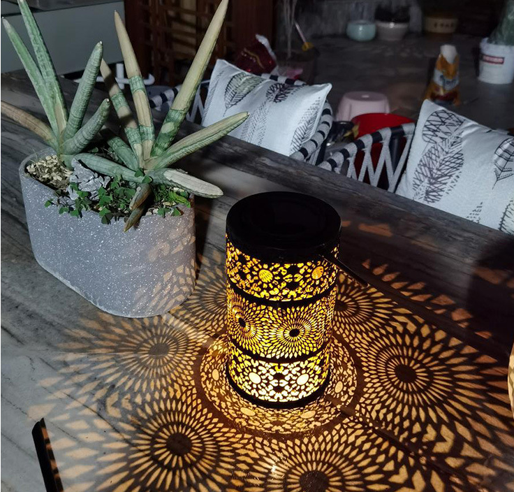 Solar Lantern, Shadow Night Light, Solar Garden Decoration