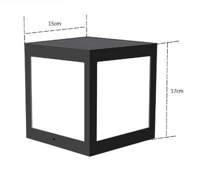 Solar Outdoor Column Head Light, Solar Landscape Light