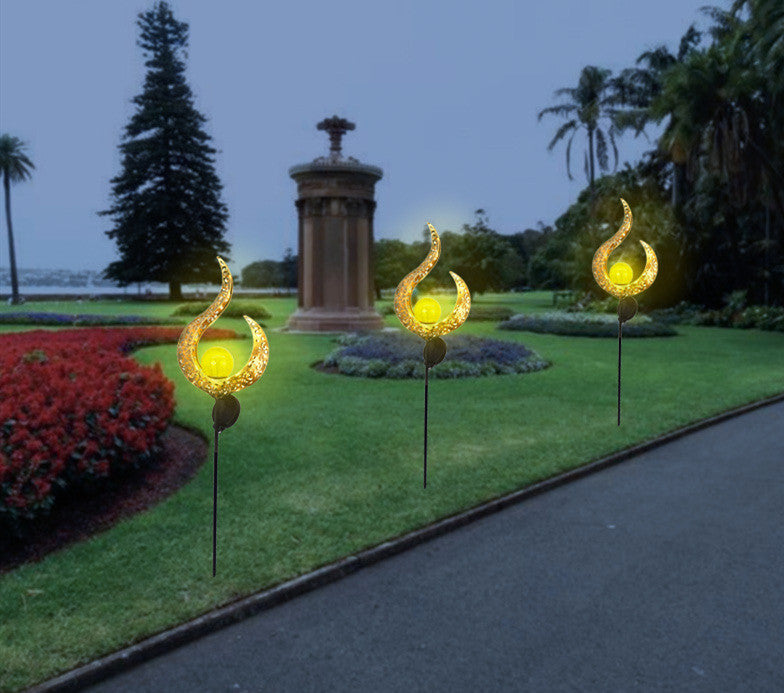 Solar Outdoor Garden Light, Flame Light, Sun Light, Moon Light, Solar Landscape Light