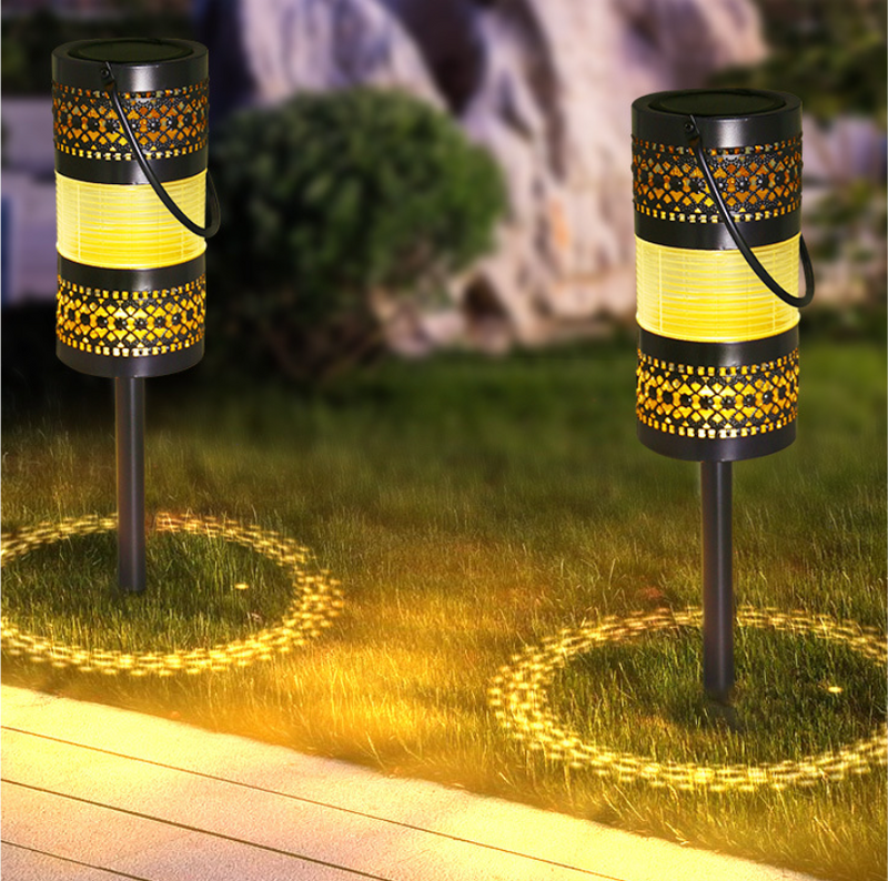 Solar Path Light, Shadow Night Light, Solar Garden Decoration - Set Of 2