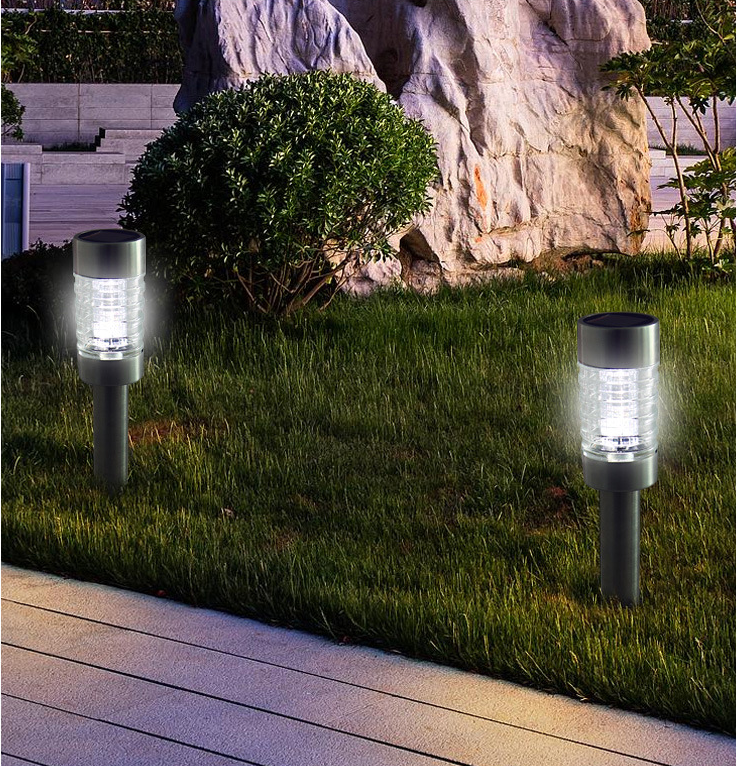 Solar Path Light, Solar Outdoor Garden Light, Solar Landscape Light - Set Of 2