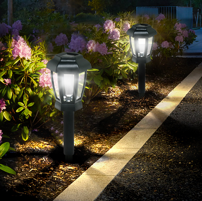 Solar Path Light, Solar Outdoor Garden Light, Solar Landscape Light - Set Of 4