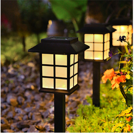 Solar Small House Lawn Light, Solar Outdoor Garden Light, Solar Landscape Light