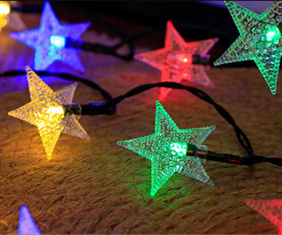 Solar Star Lights, Solar Christmas Lights