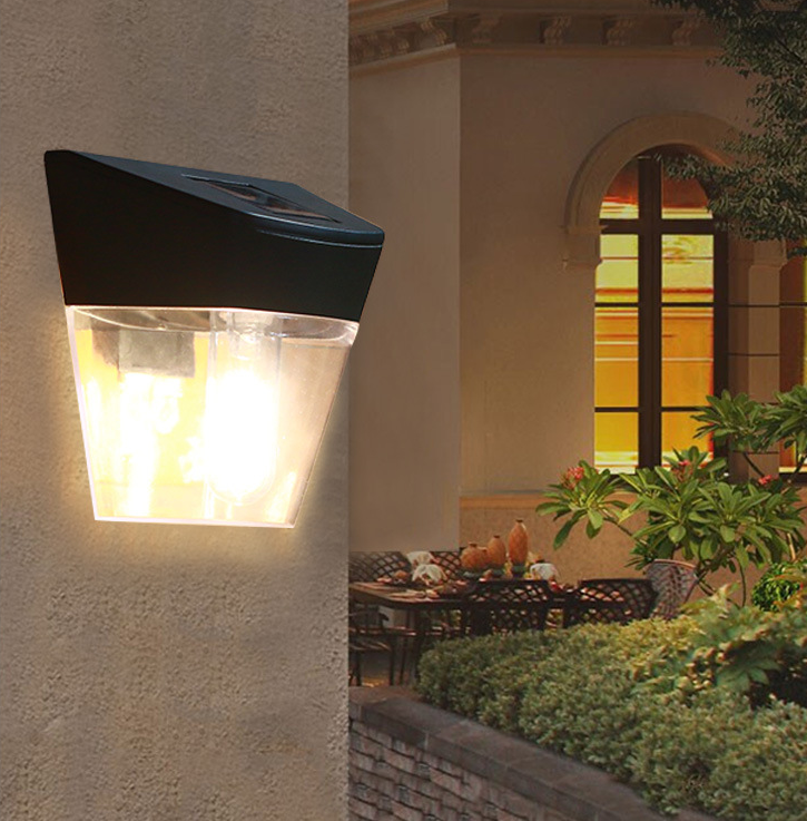 Solar Wall Light, Solar Outdoor Light - Set Of 2