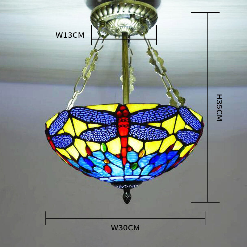 Southeast Asia Pendant Light, Tiffany Lamp, Bedroom Light