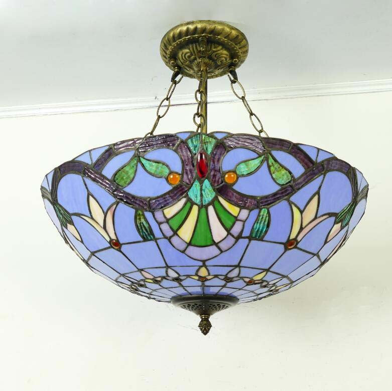 Southeast Asia Tiffany Lamp, Inro Pendant Light, Hallway Light