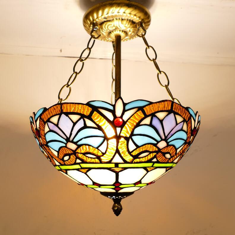 Southeast Asia Tiffany Lamp, Inro Pendant Light, Hallway Light