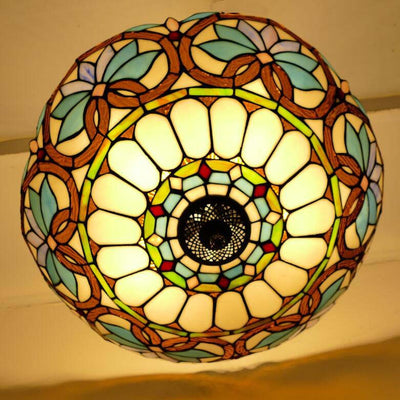 Southeast Asia Tiffany Lamp, Inro Pendant Light, Hallway Light