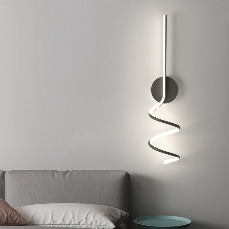 Spiral-shaped Wall Light, Wall Light for Living Room