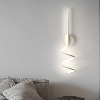 Spiral-shaped Wall Light, Wall Light for Living Room