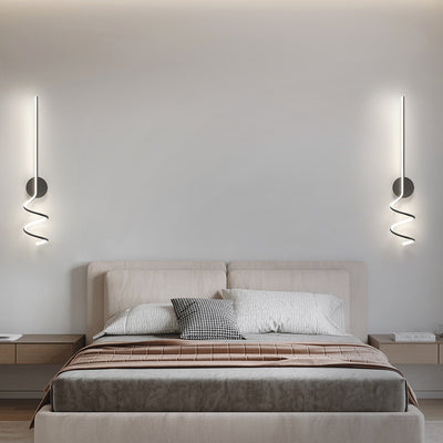 Spiral-shaped Wall Light, Wall Light for Living Room