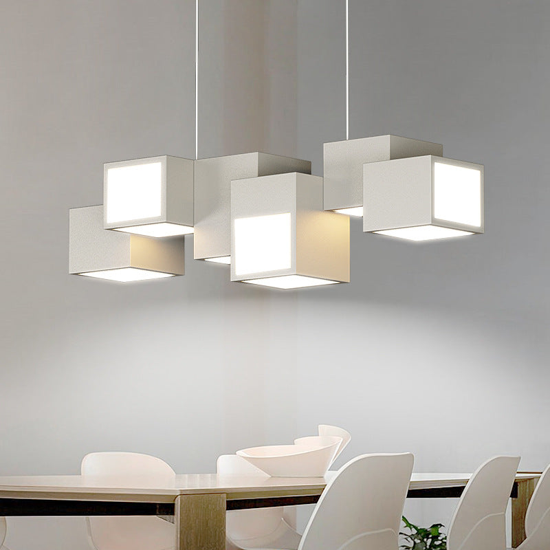 Square Combination Pendant Light, Pendant for Living Room, Pendant Light for Kitchen Island