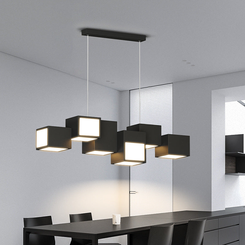 Square Combination Pendant Light, Pendant for Living Room, Pendant Light for Kitchen Island