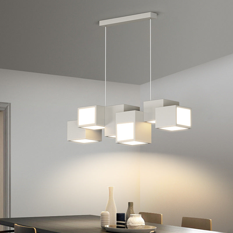 Square Combination Pendant Light, Pendant for Living Room, Pendant Light for Kitchen Island