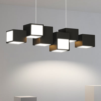 Square Combination Pendant Light, Pendant for Living Room, Pendant Light for Kitchen Island